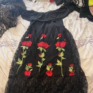 Fashion nova flower dress